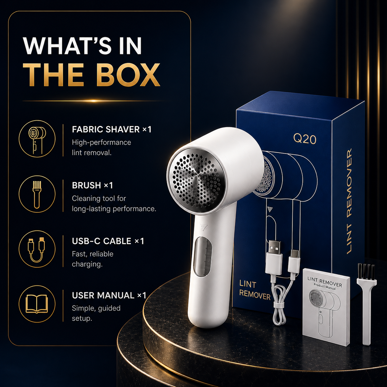 Rechargeable Fabric Shaver