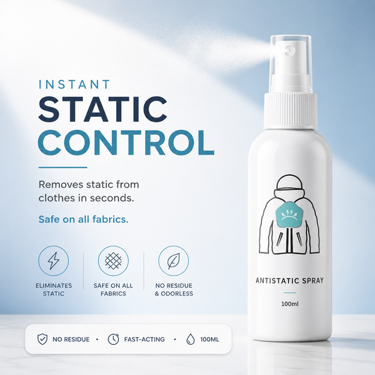 Anti-Static Spray (Reduces Lint & Dust Attraction)
