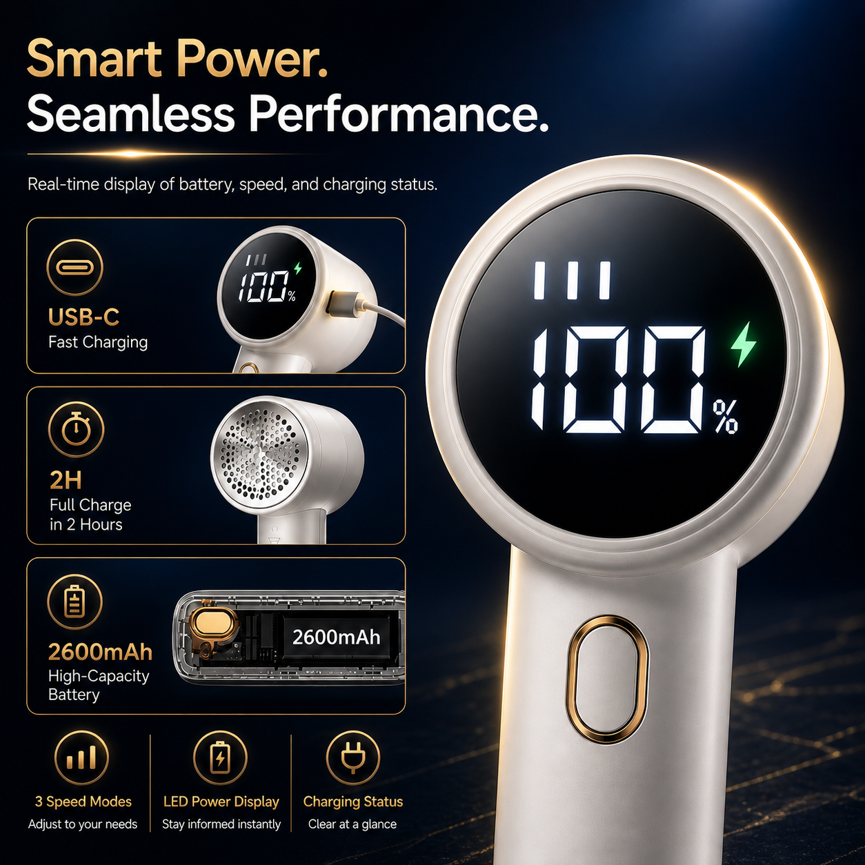 Rechargeable Fabric Shaver